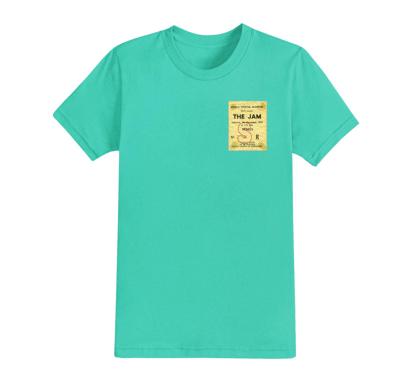The Ticket Stub T-shirt - Choose Your Favourite Concert Ticket Printed - EXCLUSIVE DESIGN