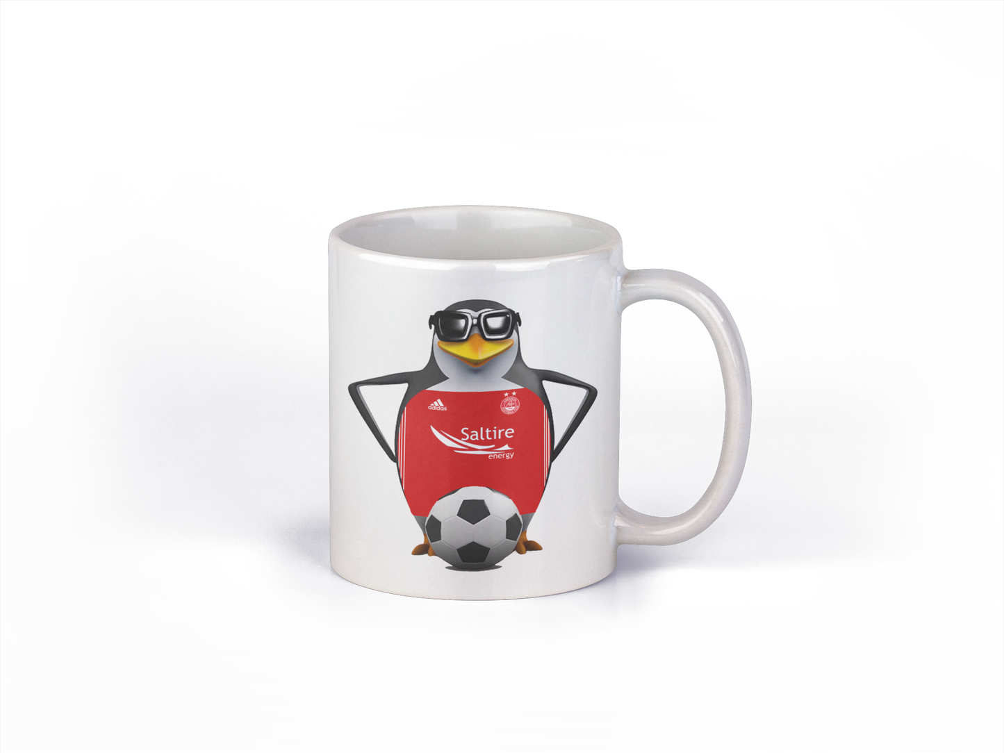 9.7 PERSONALISED FOOTBALL MUG - PENGUINS