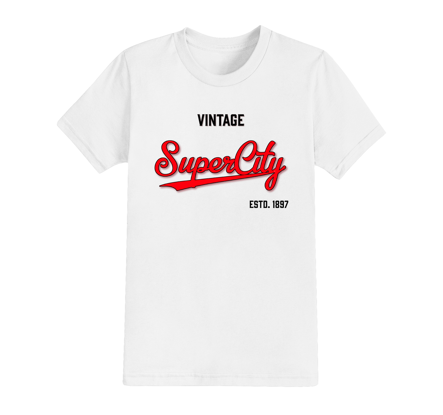 9.6 : Superdry Style Football T-shirt - ALL TEAMS AVAILABLE - PERSONALISED