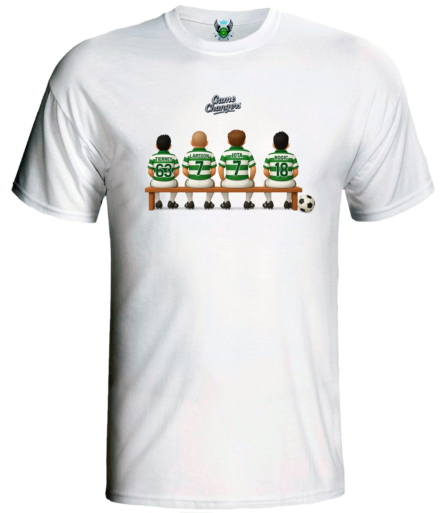 2.2 GAME CHANGER 3D - FOOTBALL T-SHIRT. Choose your own Subs. Every team available. 100% UNOFFICIAL