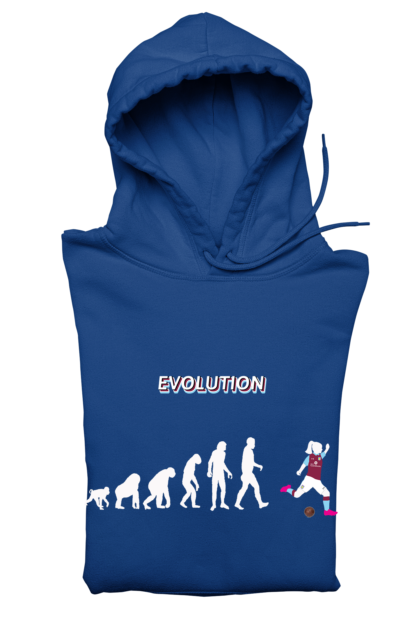 9.76 Evolution of Man / Woman Football Hoodie - Every team available