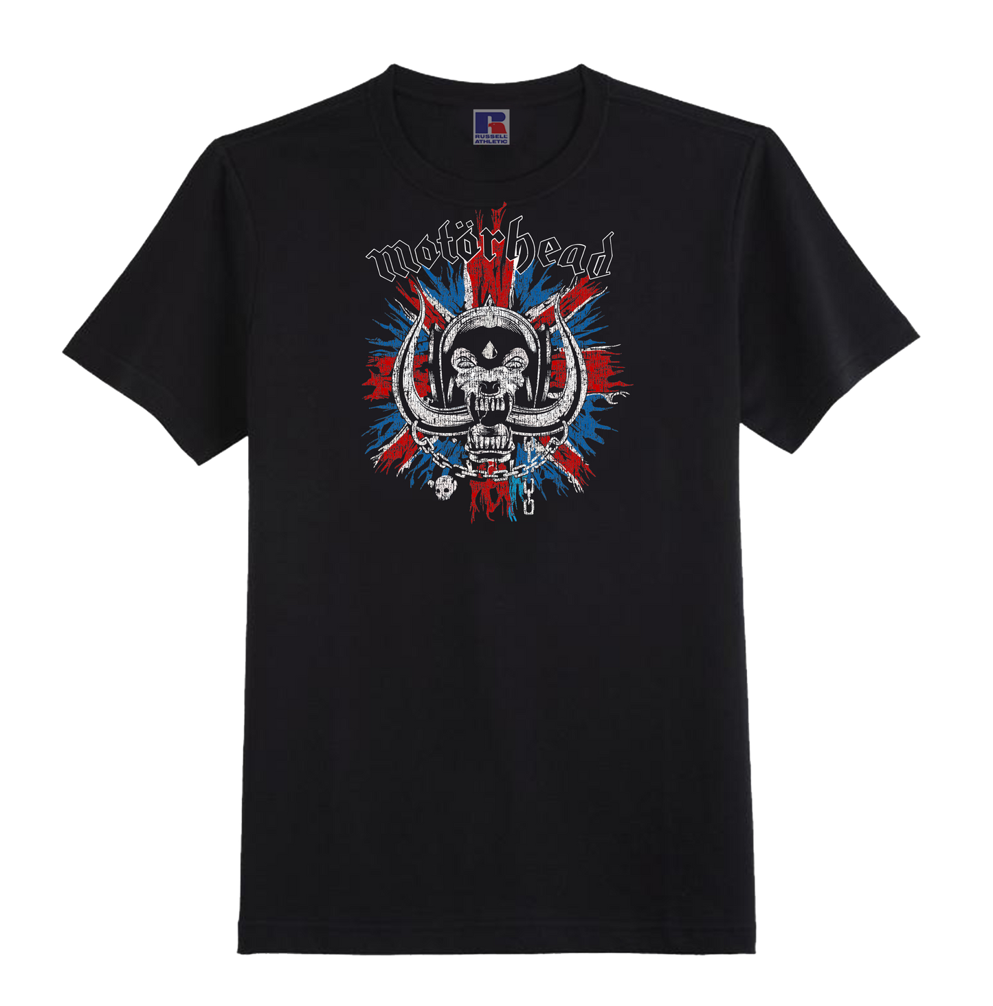 MOTORHEAD UNION JACK T-SHIRT IN ORGANIC COTTON - 100% UNOFFICIAL