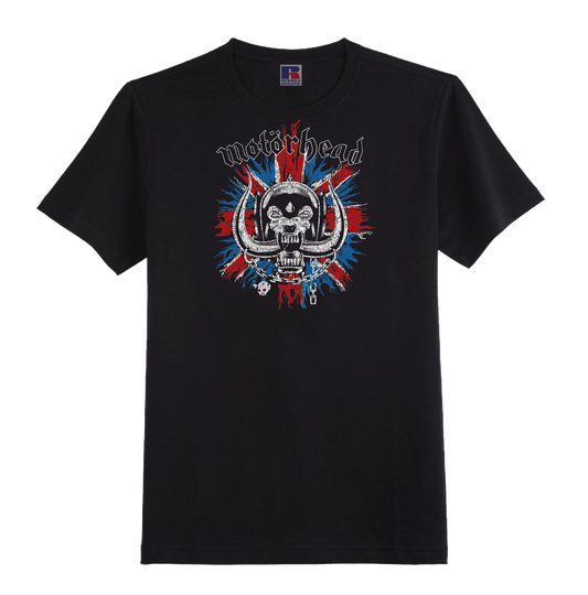 MOTORHEAD UNION JACK T-SHIRT IN ORGANIC COTTON - 100% UNOFFICIAL
