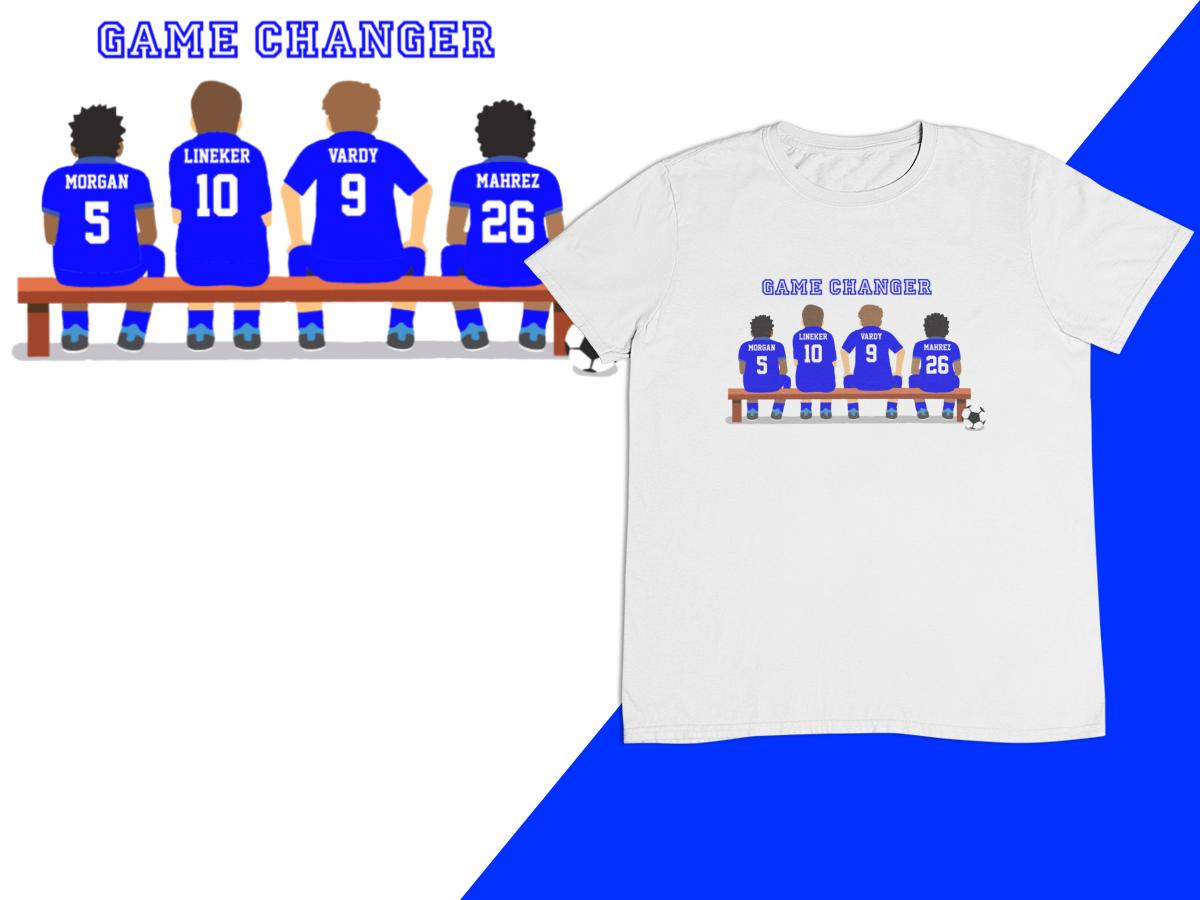 2 : Personalised Football Game Changer T-shirt - Pick your own Players