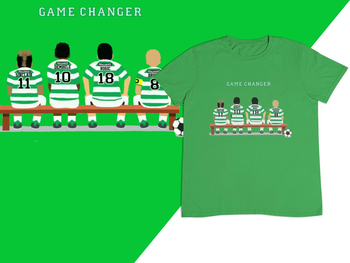 2 : Personalised Football Game Changer T-shirt - Pick your own Players