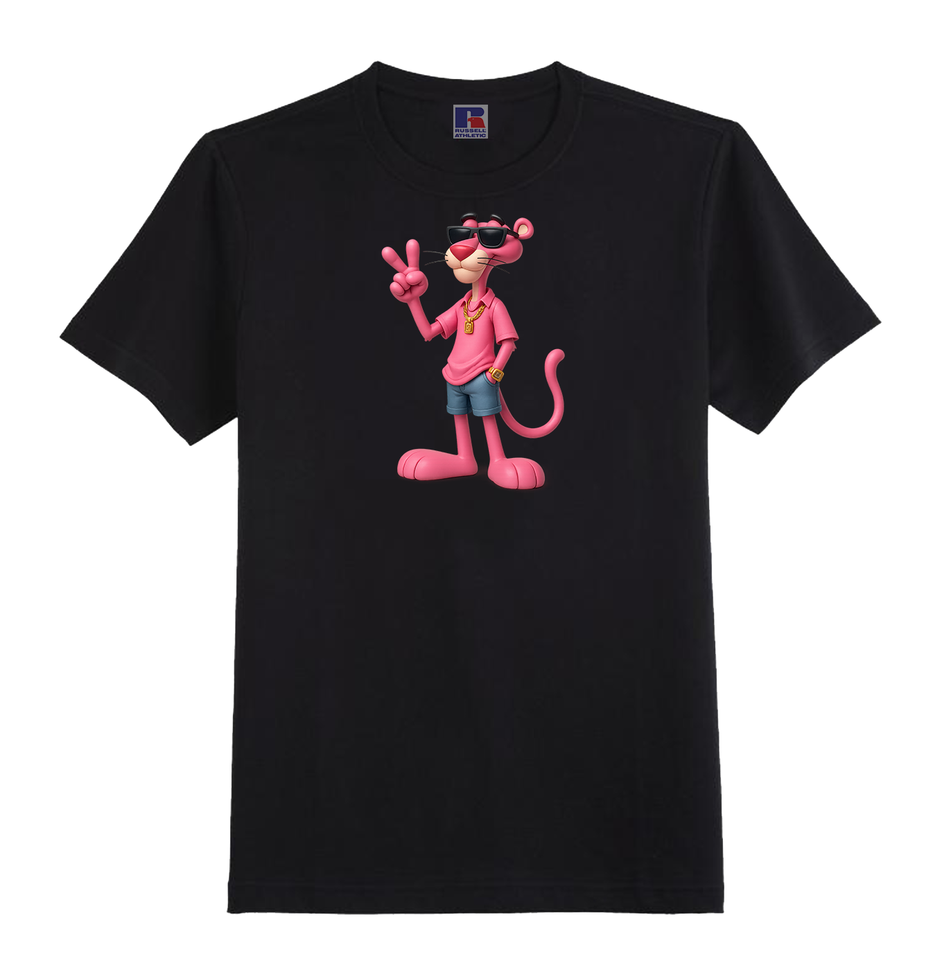 Z : PINK PANTHER T-SHIRT IN 2 COLOURS - 100% UNOFFICIAL
