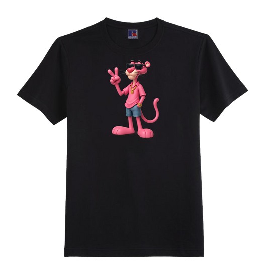 Z : PINK PANTHER T-SHIRT IN 2 COLOURS - 100% UNOFFICIAL