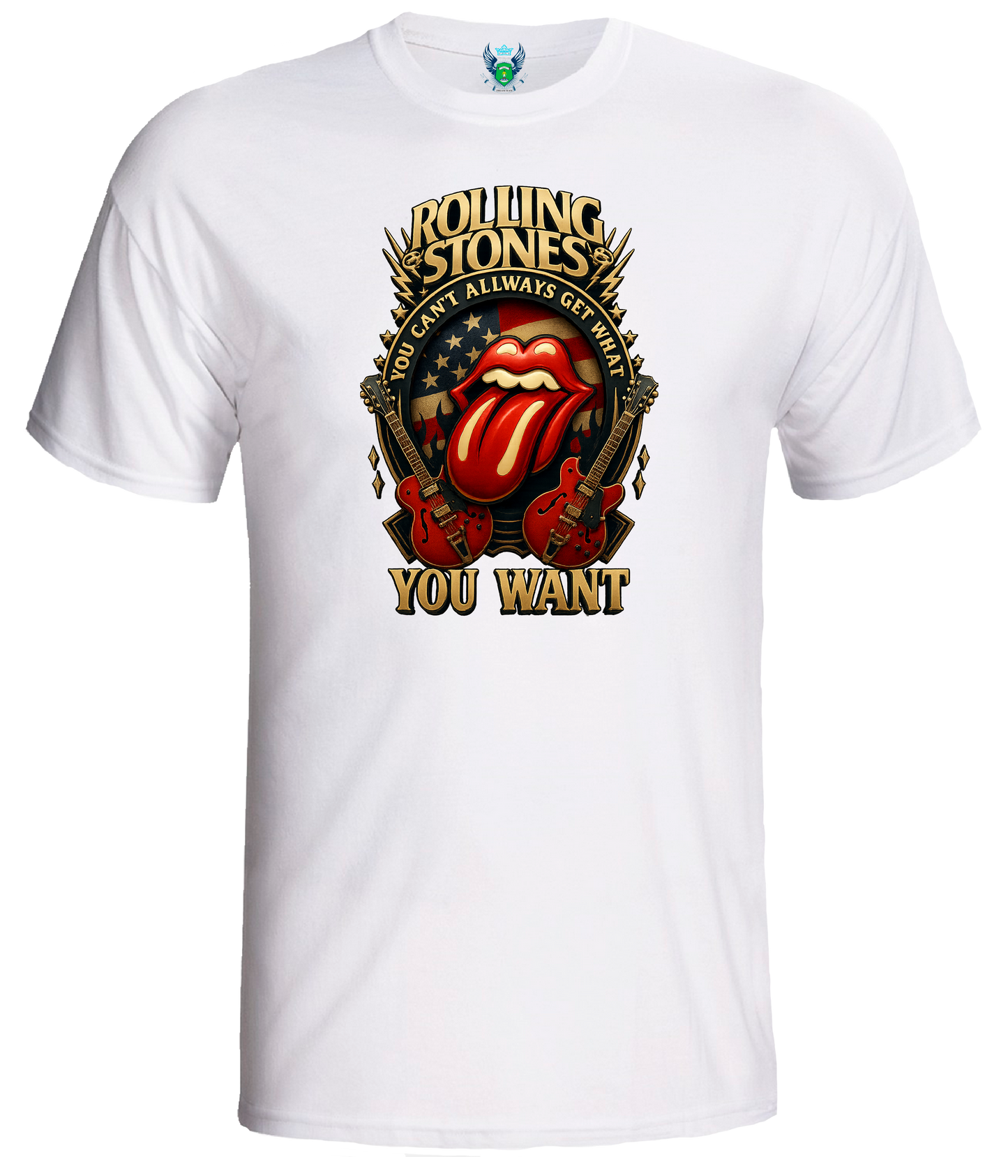 ROLLING STONES GRAPHIC DESIGN T-SHIRT - 100% UNOFFICIAL