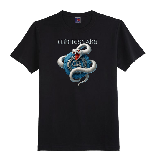 WHITESNAKE DESIGN T-SHIRT - 100% UNOFFICIAL
