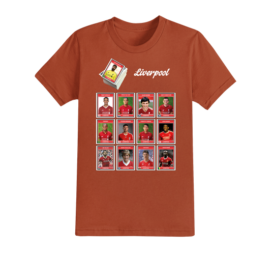 9 : Panini Style Football T-shirt - PICK YOUR OWN PLAYERS