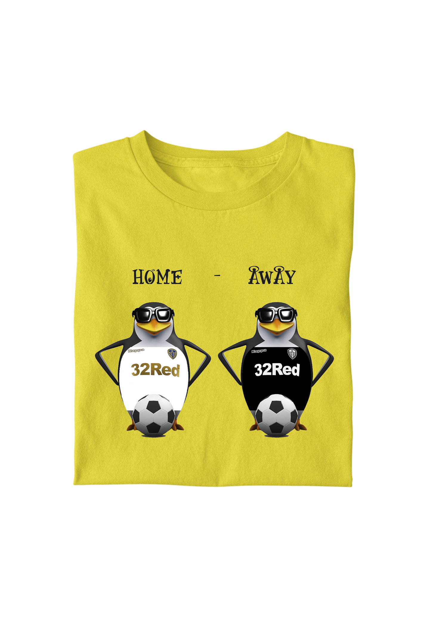 8 : Personalised Penguin Home & Away Strip T-Shirt - CHOOSE YOUR OWN TEAM